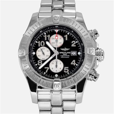 breitling a13370 black dial|breitling a13370 crown.